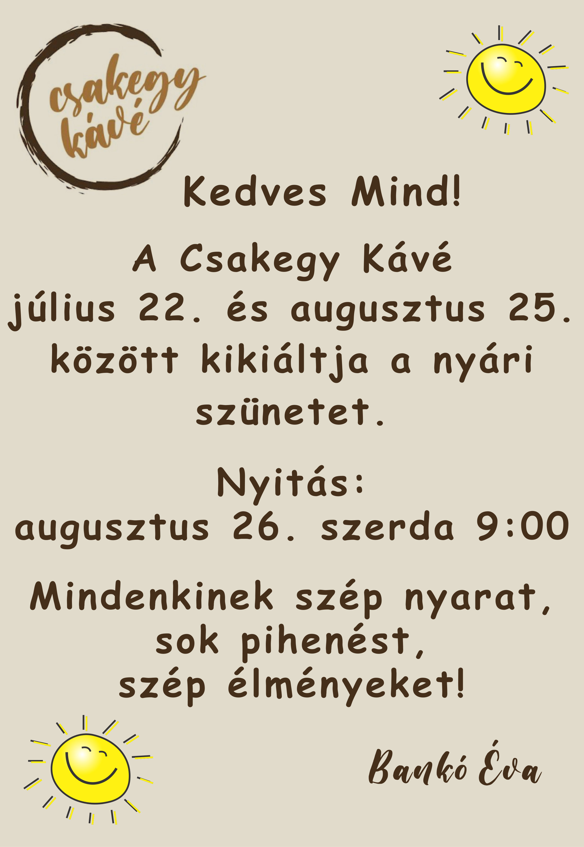 Nyári szünet
